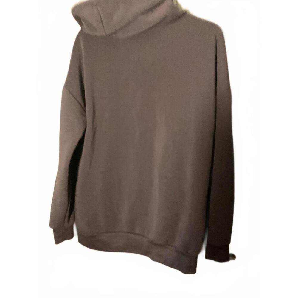 Rue21  Zip-Up Hoodie with Rhinestone Butterfly Design Medium Over sized - Picture 7 of 8